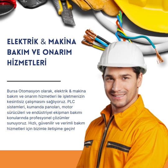 Elektrik makine bakım onarım Bursa
