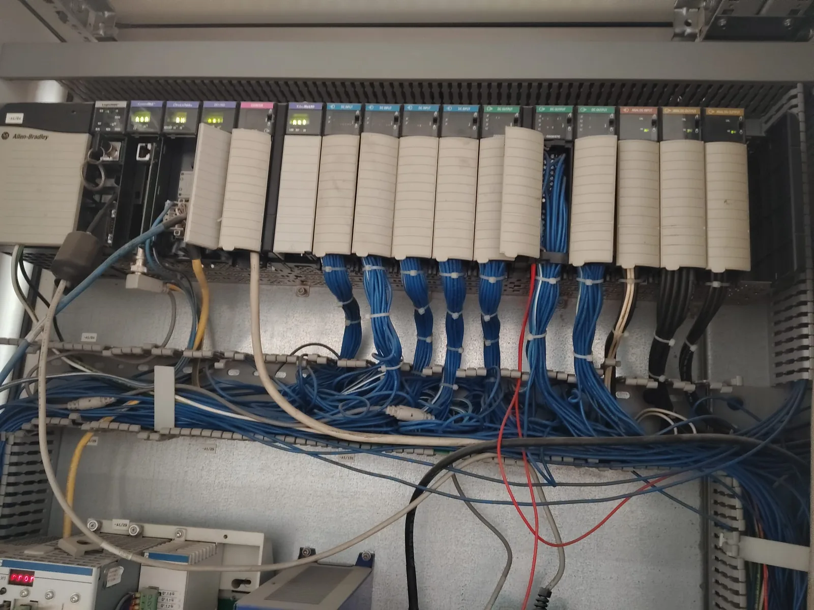 Allen-Bradley PLC Pano Kontrolü gerçek Bursa Automation saha çalışması