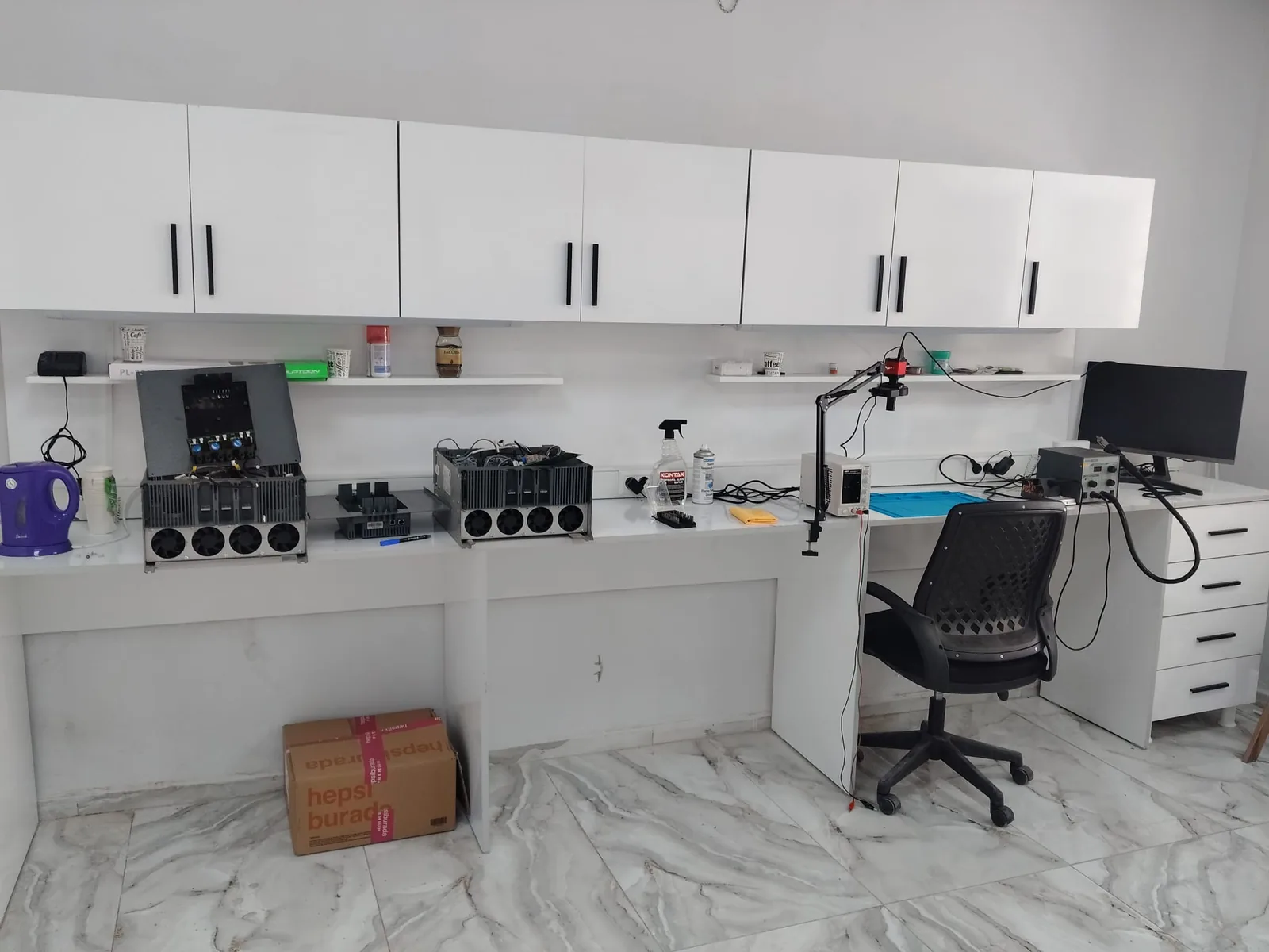 Endüstriyel Elektronik Servis Laboratuvarı - Bursa Automation gerçek saha çalışması