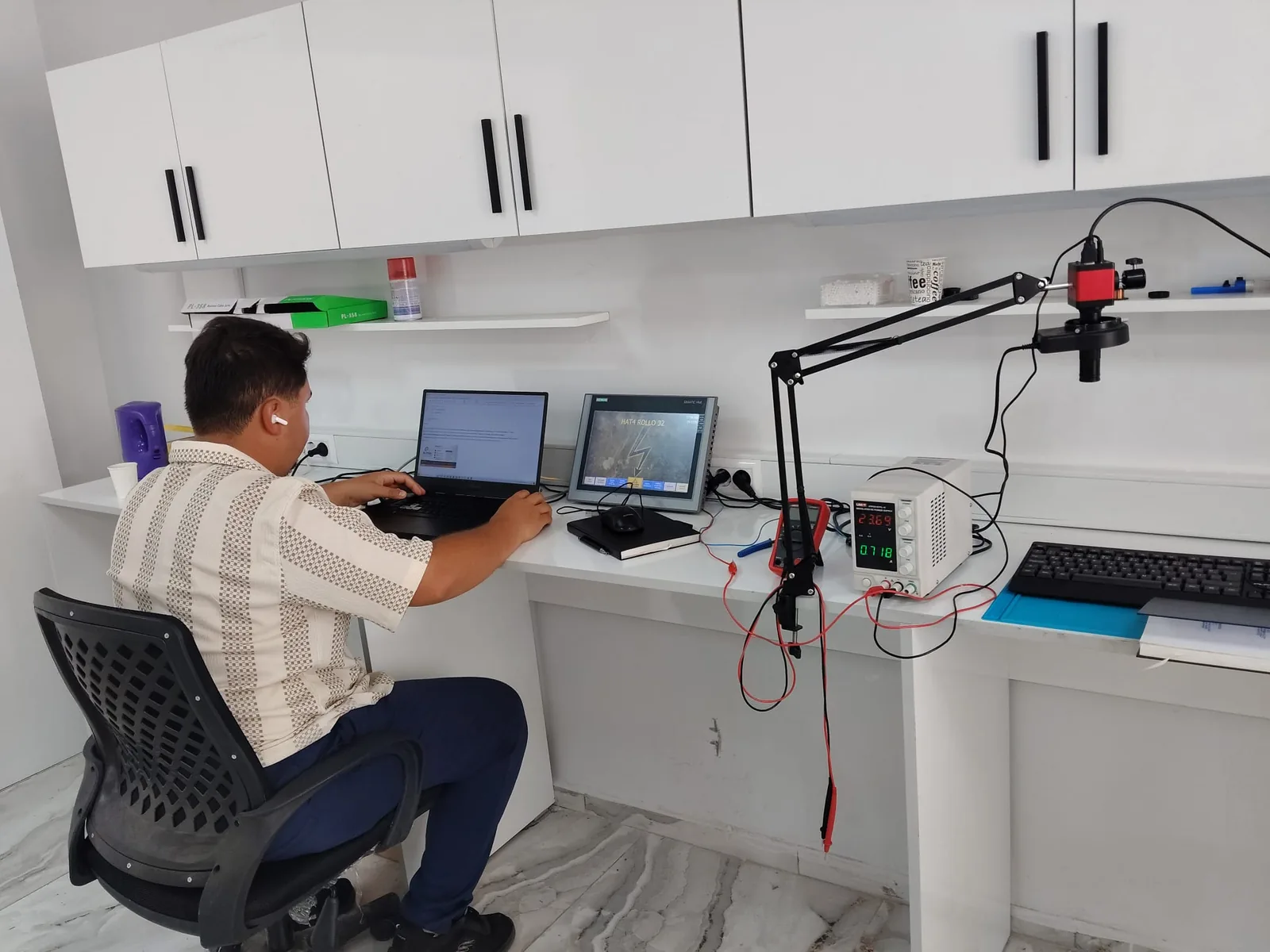 HMI ve Endüstriyel Elektronik Test Çalışması - Bursa Automation gerçek saha çalışması