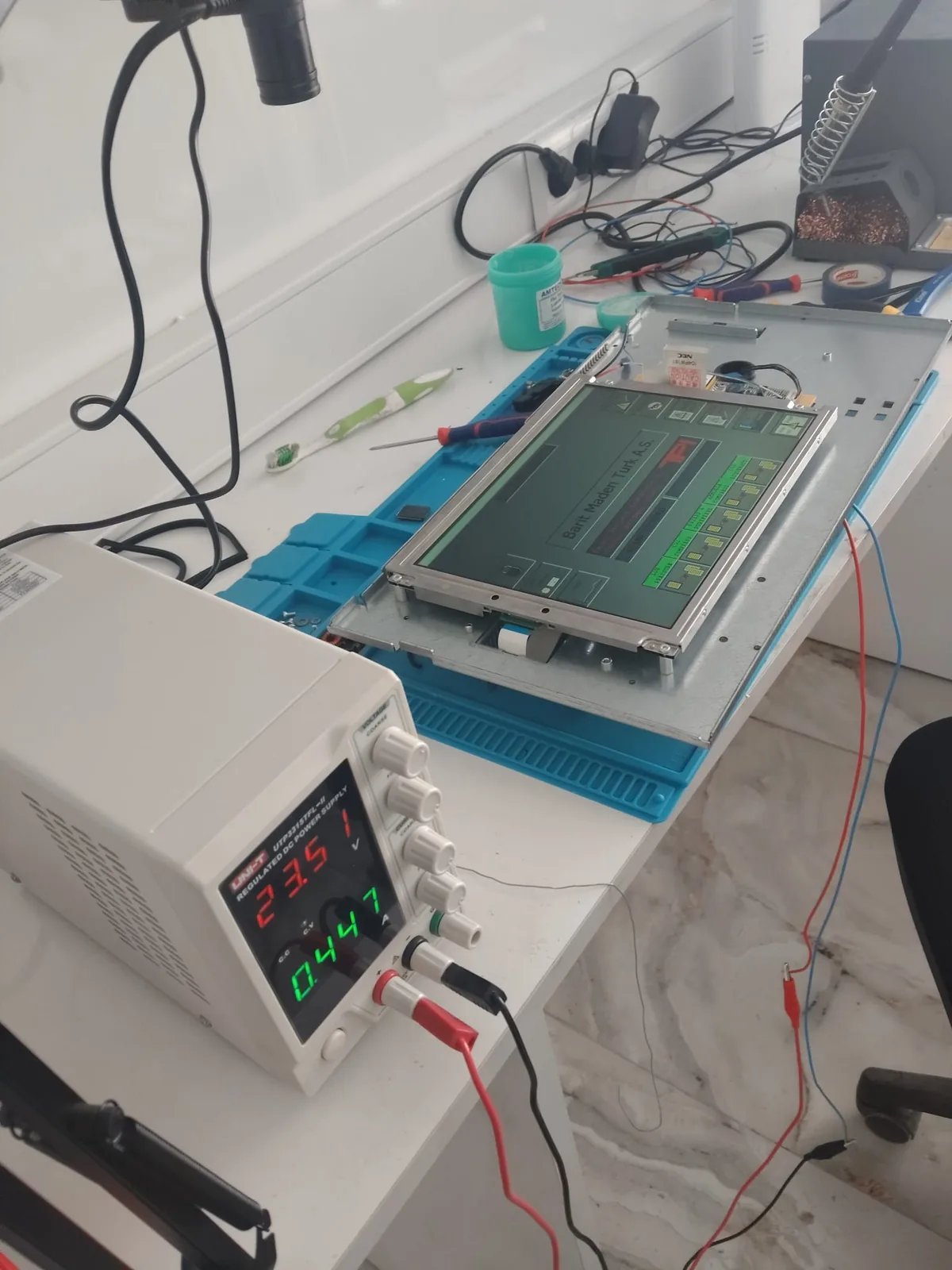 HMI Panel Onarım ve Fonksiyon Testi - Bursa Automation gerçek saha çalışması
